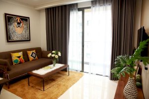 Cho thuê căn hộ chung cư Giai Việt Q.8 dt 110m, 3 Phòng ngủ, 12tr/th, nội thất